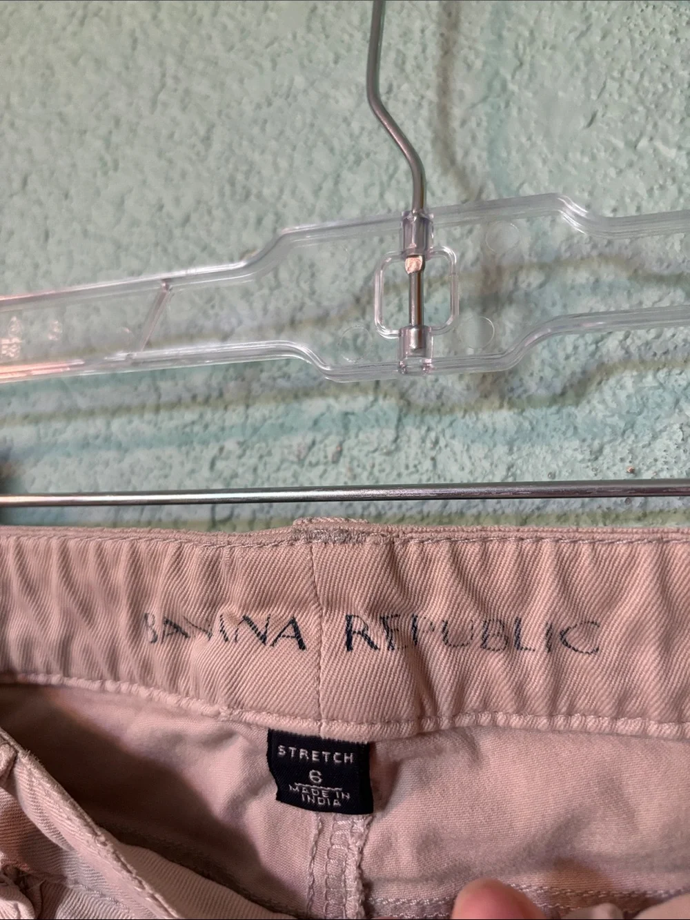 Banana Republic Skinny Stretch Cream Chinos Women’s Size 6 - Good